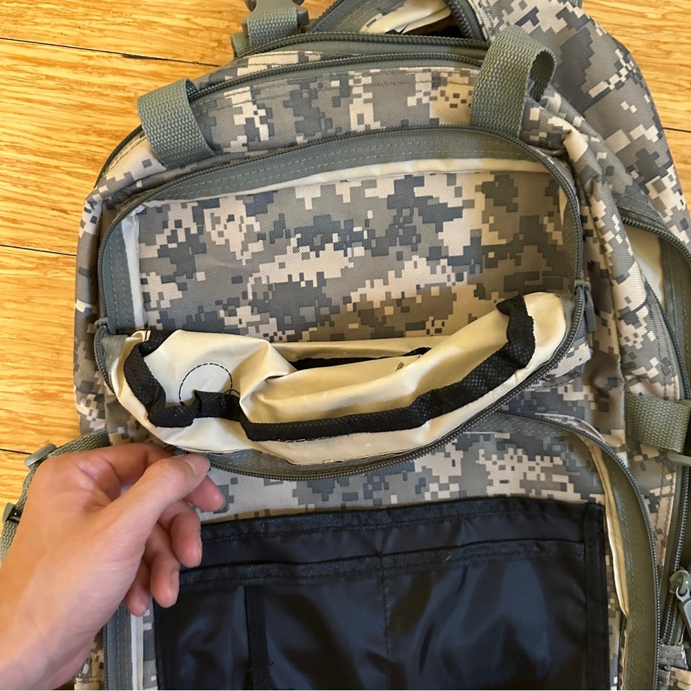 Tactical Digital Camouflaged Pattern Backpack Nex… - image 5